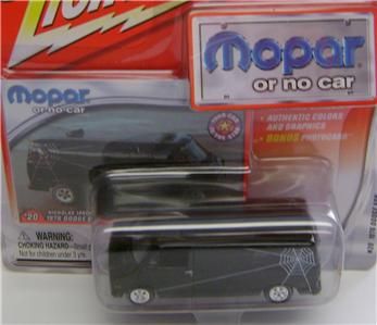 1976 DODGE VAN BLACK JOHNNY LIGHTNING DIECAST 164  