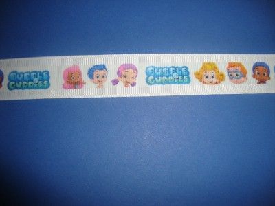 Bubble Guppies 7/8 Grosgrain Ribbon 4 yds. Scrapbook  