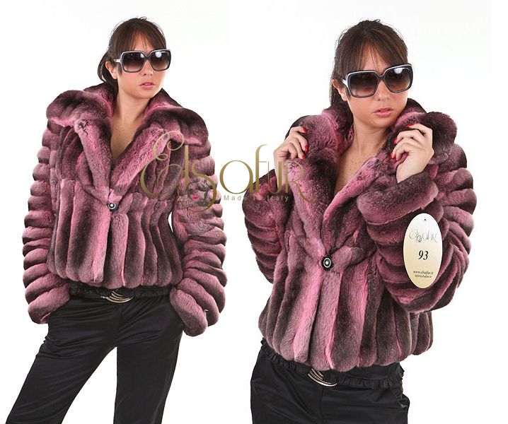   PELZMANTEL MANTEL CHINCHILLA JACKE FUR COAT JACKET FOURRURE PELLICCIA