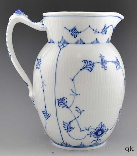 Royal Copenhagen Blue Fluted Plain Milk Pitcher  