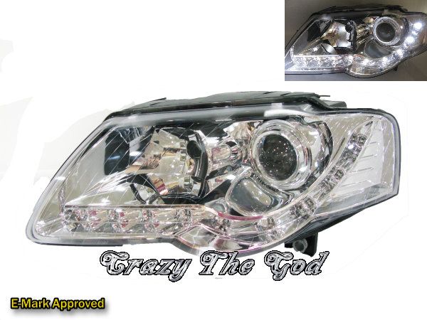 PASSAT B6 05 UP Pro Headlight R8 Look CH VW Volkswagen  