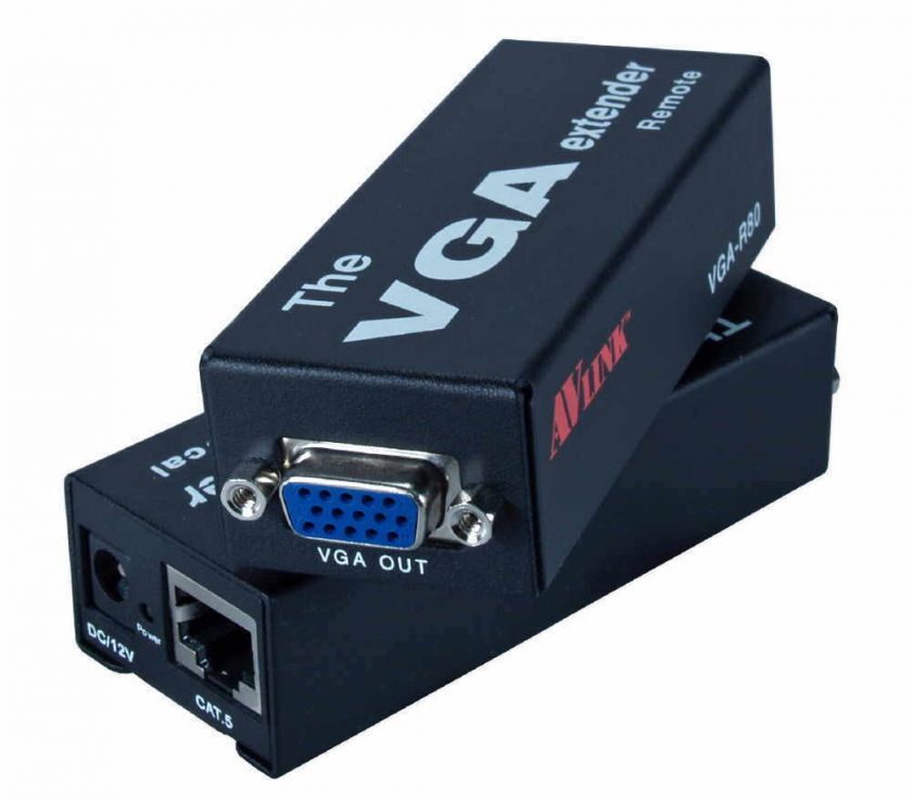 80 Meters VGA/QXGA CAT5/RJ45 Extender Kit  