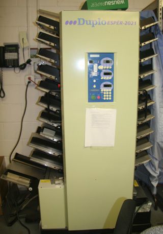 2006 Duplo Esper DC 2021 Collator 20+1 bins $4500  