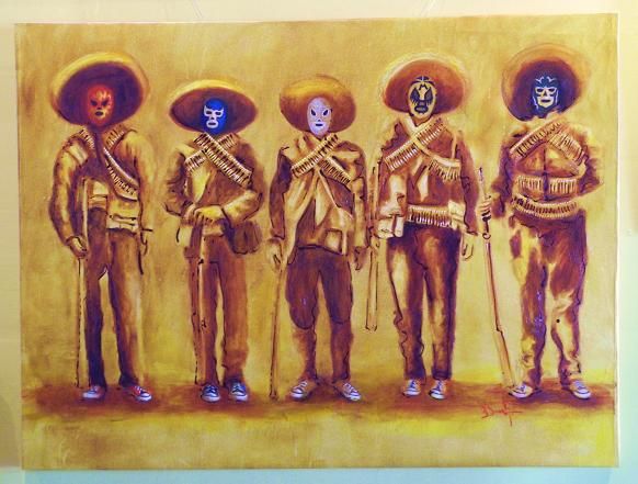   Dorados de Pancho Villa Wrestling Mexicann Artist David Silvah  