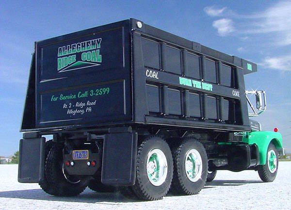 RARE BROCKWAY Dump Truck with COAL LOAD   First Gear  