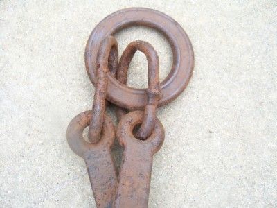 Vintage Heavy Antique Huge Log Tongs For Logging Around 36  