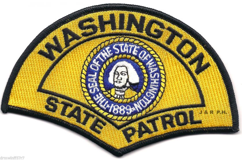 Washington State Patrol   1889 shoulder police patch (fire)  