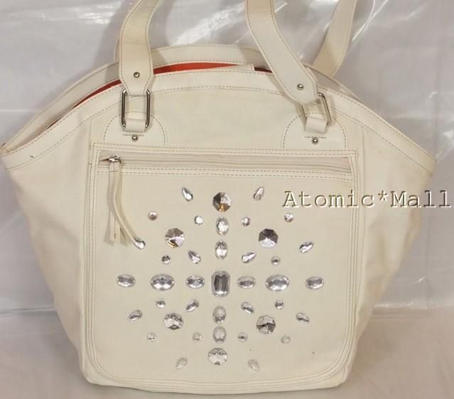 Jacyln Smith Shopper Handbag White New Large  