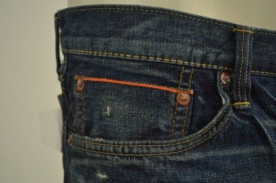 Edwin Men Jeans Style 052RV Rebel Vintage 246i Hon Selvage Slim sz 30 