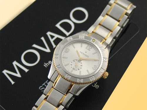 Movado Gentry Two Tone Ladies Watch  