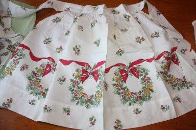 Lot of 6 Vintage Aprons NEAT MIX  