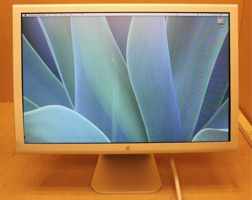 Apple 20 Aluminum High Definition Cinema HD Display LCD Monitor A1081 