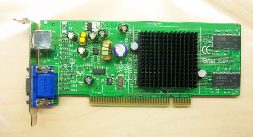 Jaton Video 208PCI 128TW 128MB Video Graphics Card Half Height 