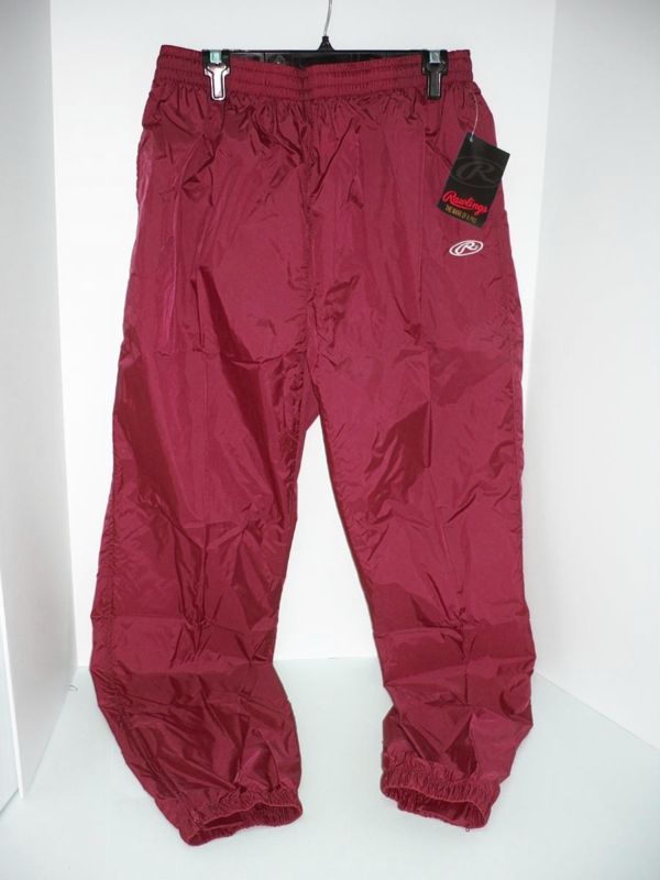 Rawlings PSP98 Cardinal Nylon Wind Pant Adult XL  