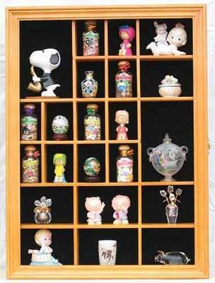   Figurines and Collectibles Display Case Shadow Box Wall Curio Cabinet