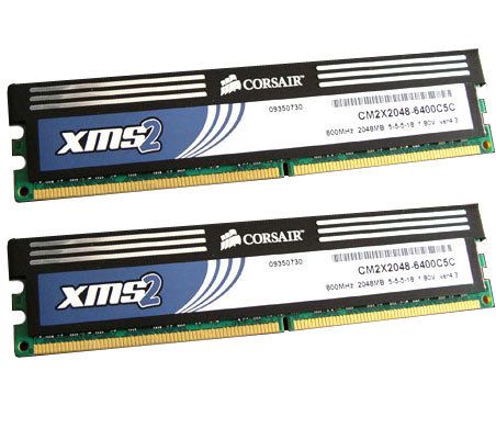 Corsair XMS 4GB DDR2 800mhz PC2 6400 Desktop Ram Memory 740617183085 