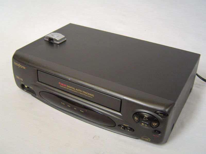 BROKSONIC VHSA 6741 CTTCT 4 HEAD VHS HQ VCR  