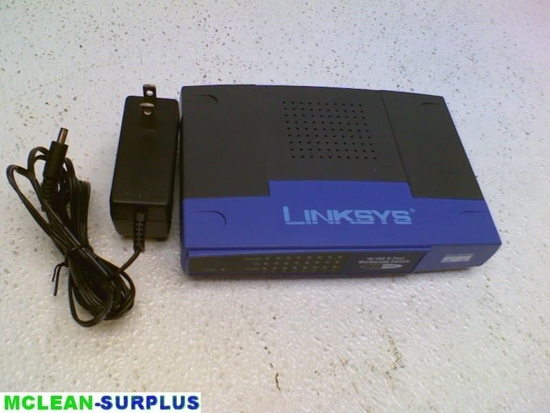 Linksys EtherFast 10/100 8Port Workgroup Switch EZXS88W  