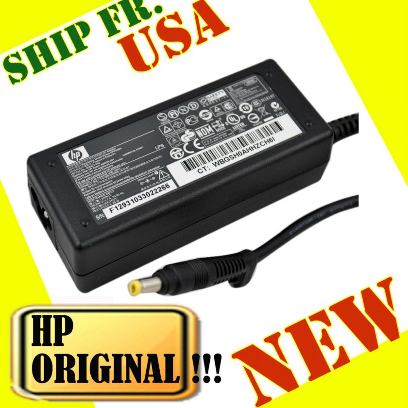 GENUINE HP 65W AC ADAPTER CHARGER DV1000 DV5000 DV6000 TX1000 TX2000 