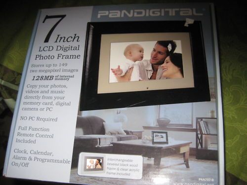 Pandigital PAN7059MW03 7 Digital Picture Frame Photo  