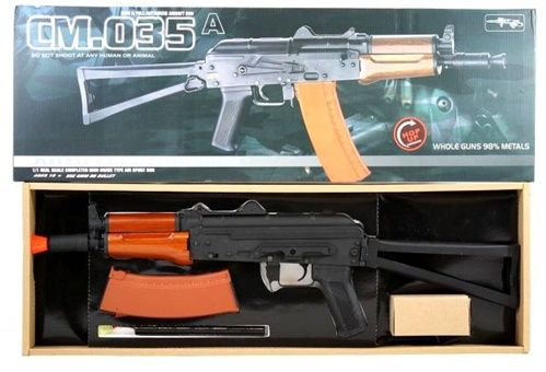 400 FPS NEW CYMA AK 74UN Full Metal AEG Rifle AK74 Automatic Electric 