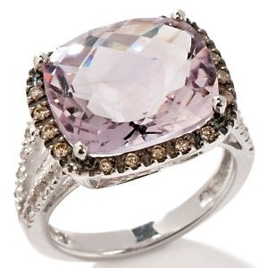  Justine Simmons Brown Sugar Amethyst Ring SZ 8.5  