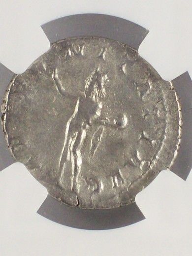 Gordian III AR Double Denarius, Sol Hldg. Globe Reverse, NGC VF  