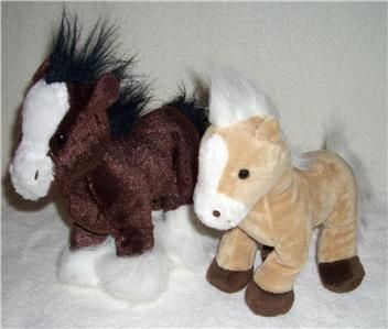 Plush Horses, 1 Retired Webkinz, 1 Animal Alley  