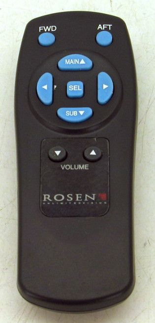 ROSEN LCD TV AUDIO/VIDEO REMOTE CONTROL MOBILE CAR A/V SYSTEM NIP 