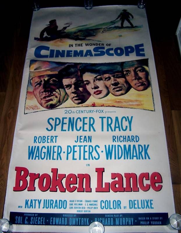 BROKEN LANCE 54 SPENCER TRACY RICHARD WIDMARK WESTERN  