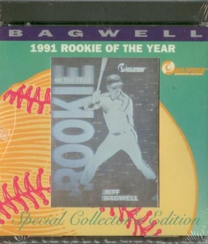 1991 Upper Deck Rookie of Year holos Bagwell Knobloch  