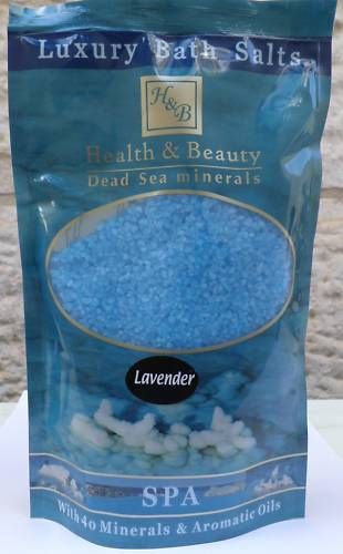 LAVENDER DEAD SEA SALT SCRUB MINERAL BATH 17 oz (500g)  