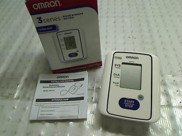 Omron Bp710 Automatic Blood Pressure Monitor, White  