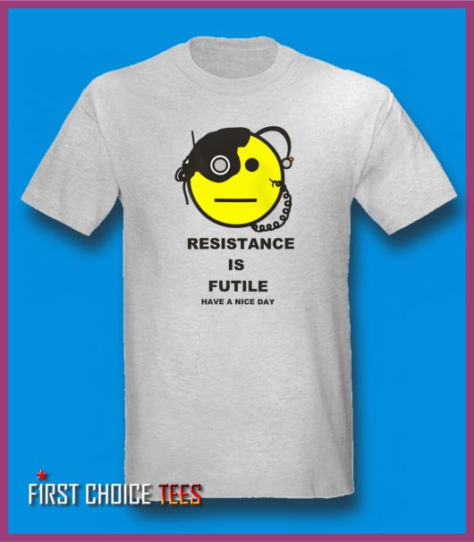  trek borg smiley t shirt a super cool t shirt for any star trek fan 