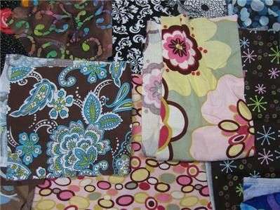 FABRIC LOT SCRAPS PIECES FOR QUILTING CRAFTS SEWING 64+pieces  