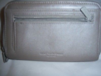 Buxton double ziparound Wallet,Platinum  