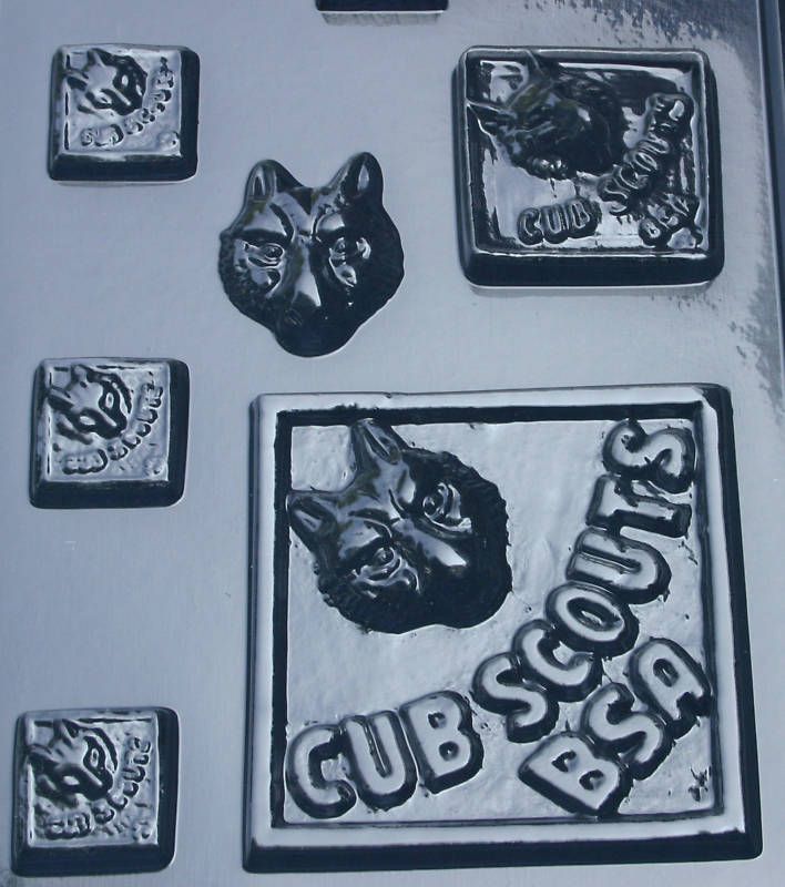 CUB SCOUT PIECES CANDY MOLD MOLDS PARTY FAVORS SCOUTS  