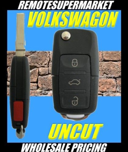 VW REMOTE FLIPKEY KEYLESS ENTRY KEY FOB TRANSMITTER  