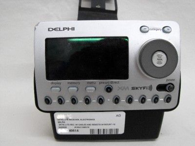 Delphi Satellite Radio Receiver SA50000 XM Radio PARTS/REPAIR AS IS 