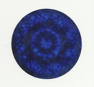 84 carat round Blue Sapphire  