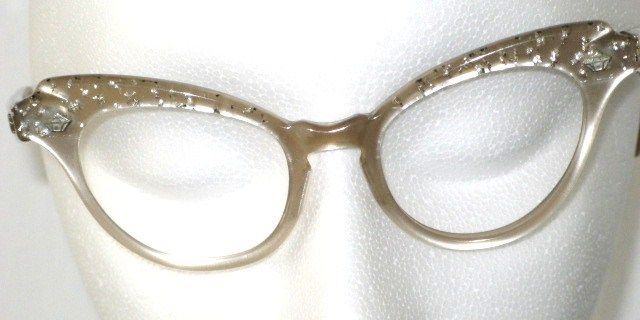 LUMAR 720 VINTAGE EYEGLASS FRAMES CAT EYE 44 20 1950s  