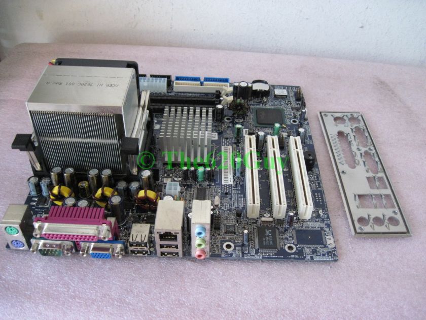    GV AcerPower F2 Socket 478 Motherboard + Intel Celeron D 2.66GHz CPU