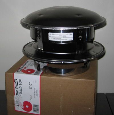 Metalbestos 6 UT All Fuel Chimney Cap S.S. 8T CT  