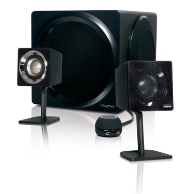 Creative Gigaworks T3 Multimedia Speaker System   2.1 channel   80w 