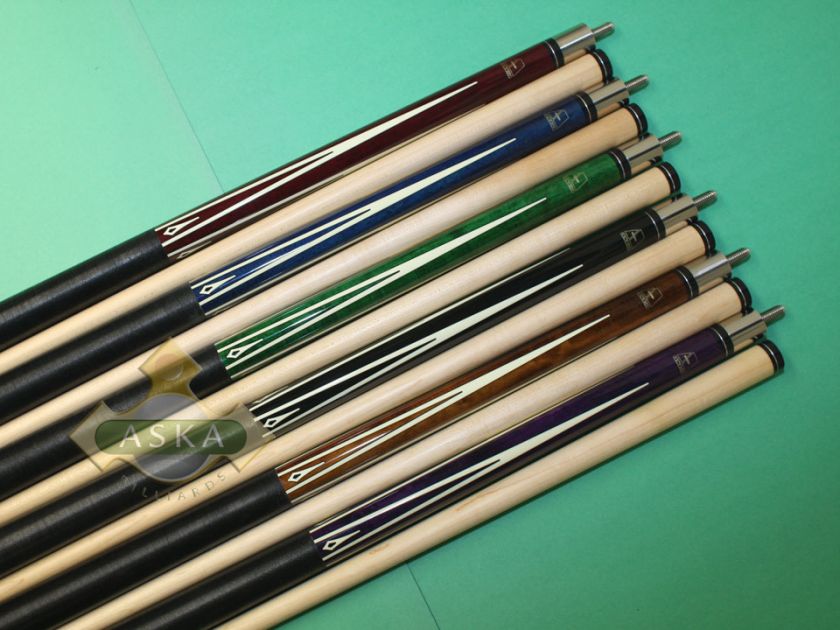 Aska billiard pool cue stick L8 6 pool cue sticks set  