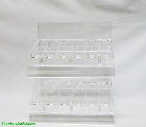 Opi Nail Polish Color Lacquer Display Rack Empty Clear hold 36 bottles 