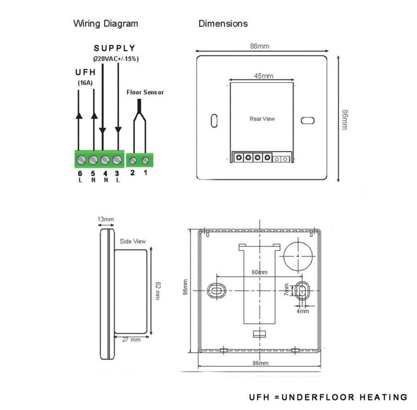 Underfloor Heating Thermostats For Under Floor Systems  