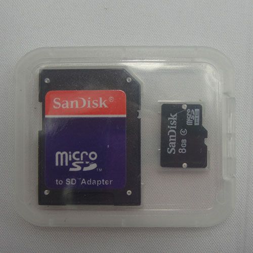 New 8G 8GB Micro SD TF Flash Memory Card + SD Adapter  