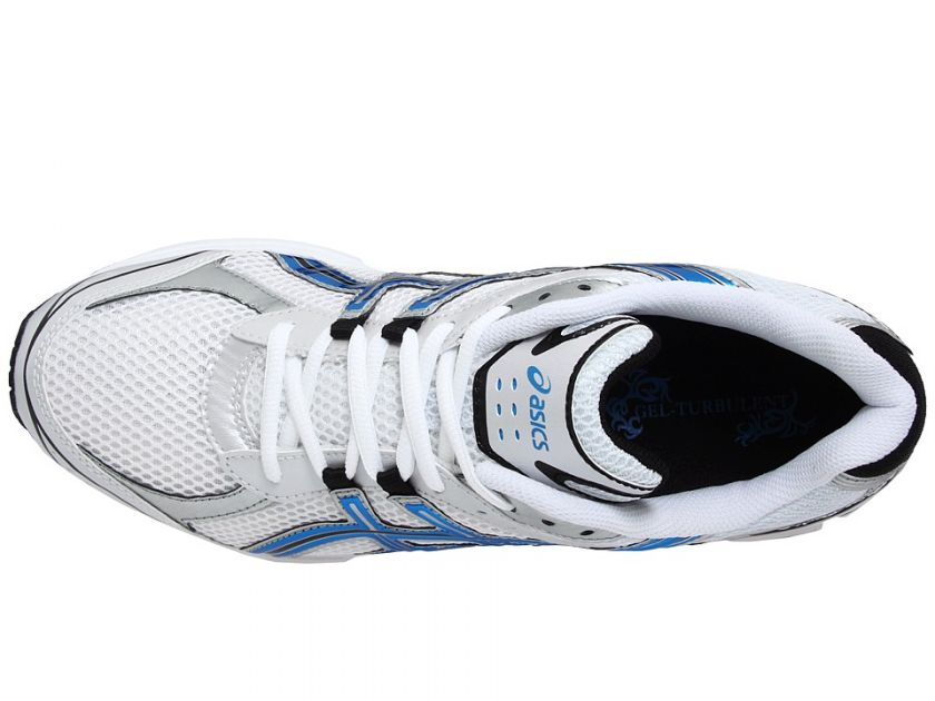 ASICS Mens GEL TURBULENT T9F0N 0141 White/Brilliant Blue/Black 