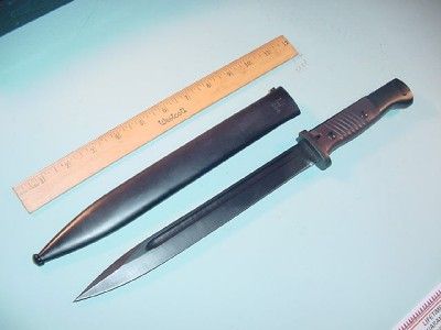 GERMAN 1939 K98 MAUSER BAYONET & SCABBARD IN BOX  